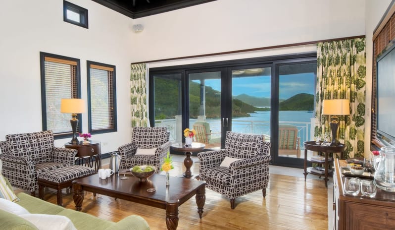 Scrub Island Resort, Spa and Marina - Four Bedroom Villa - Living Area